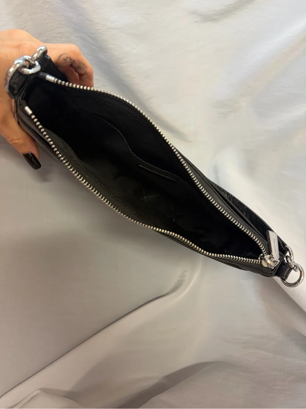 Michael Kors Black Saffiano Shoulder Hobo Bag